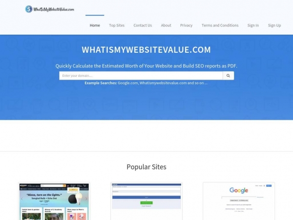 whatismywebsitevalue.com